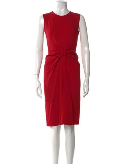 Pre-owned Prada Vintage Knee-length Dress In Red