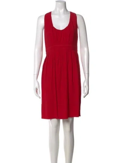 Pre-owned Prada Vintage Knee-length Dress In Red
