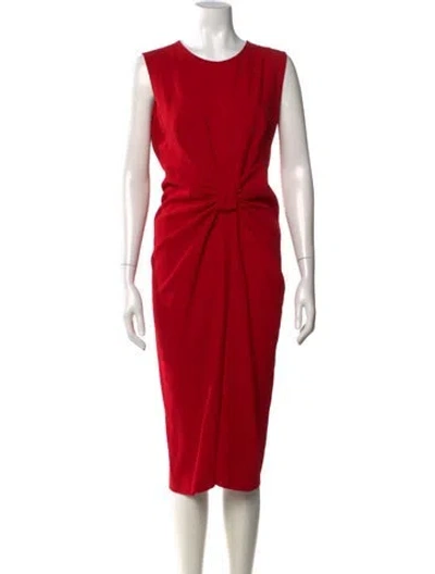 Pre-owned Prada Vintage Knee-length Dress In Red