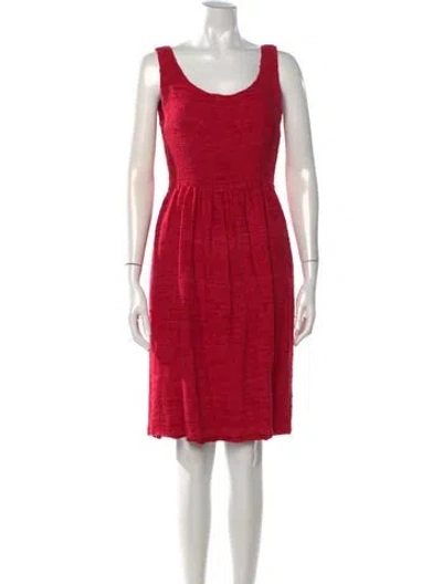 Pre-owned Prada Vintage Knee-length Dress In Red