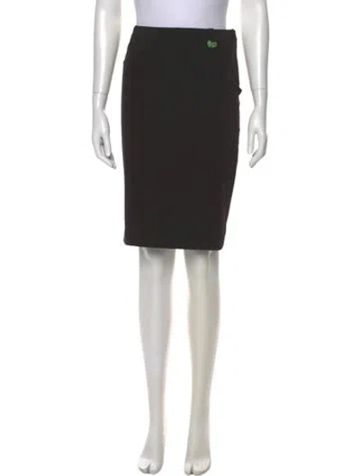 Pre-owned Prada Vintage Knee-length Skirt In Black