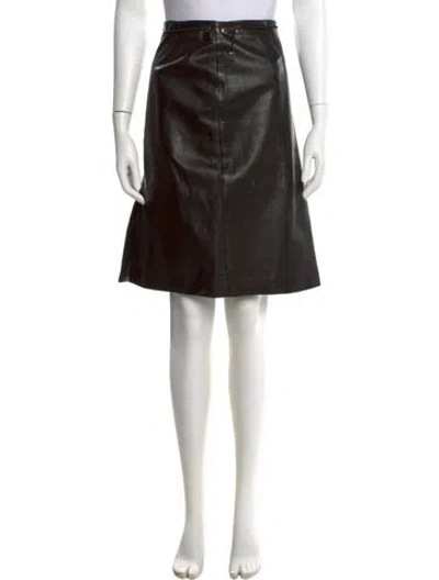 Pre-owned Prada Vintage Knee-length Skirt In Black