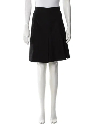 Pre-owned Prada Vintage Knee-length Skirt In Black