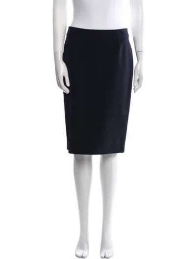 Pre-owned Prada Vintage Knee-length Skirt In Black