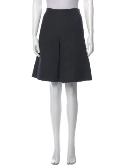 Pre-owned Prada Vintage Knee-length Skirt In Black