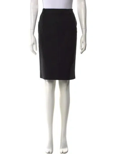 Pre-owned Prada Vintage Knee-length Skirt In Black