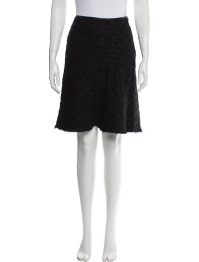 Pre-owned Prada Vintage Knee-length Skirt In Black
