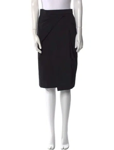 Pre-owned Prada Vintage Knee-length Skirt In Black