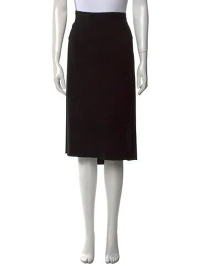 Pre-owned Prada Vintage Knee-length Skirt In Black
