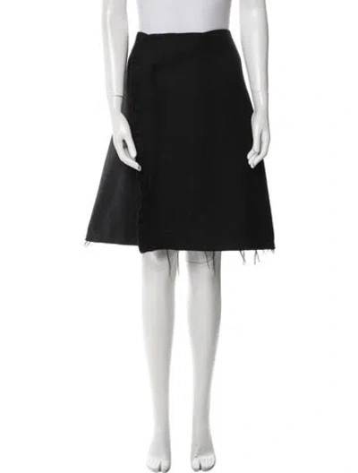 Pre-owned Prada Vintage Knee-length Skirt In Black