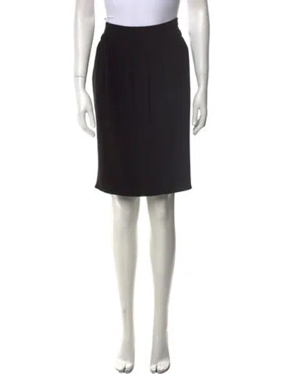 Pre-owned Prada Vintage Knee-length Skirt In Black