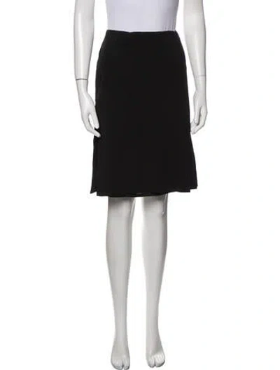 Pre-owned Prada Vintage Knee-length Skirt In Black