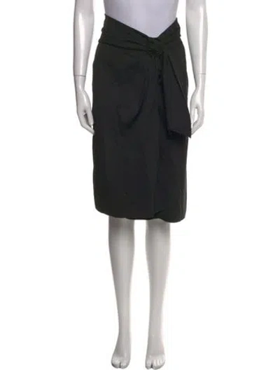 Pre-owned Prada Vintage Knee-length Skirt In Black