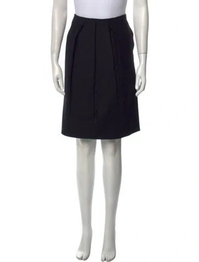 Pre-owned Prada Vintage Knee-length Skirt In Black