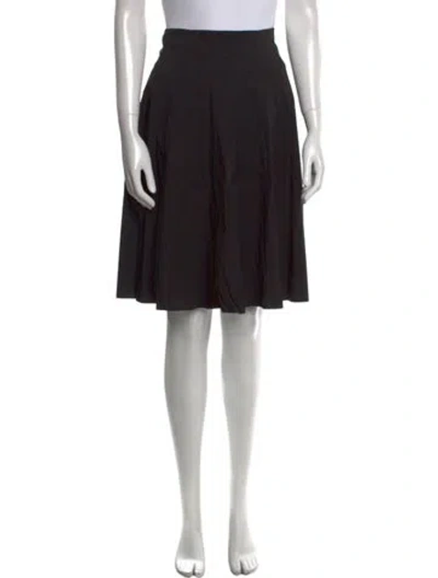 Pre-owned Prada Vintage Knee-length Skirt In Black