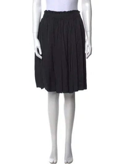 Pre-owned Prada Vintage Knee-length Skirt In Black