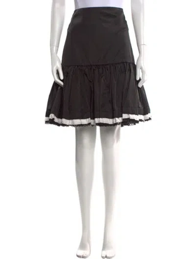 Pre-owned Prada Vintage Knee-length Skirt In Black