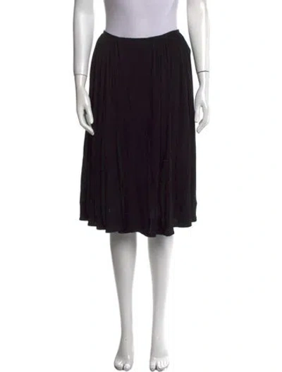 Pre-owned Prada Vintage Knee-length Skirt In Black