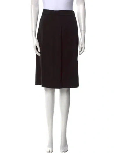 Pre-owned Prada Vintage Knee-length Skirt In Black