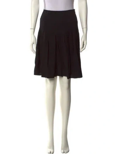 Pre-owned Prada Vintage Knee-length Skirt In Black