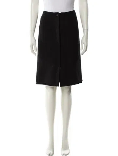 Pre-owned Prada Vintage Knee-length Skirt In Black