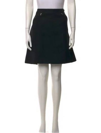 Pre-owned Prada Vintage Knee-length Skirt In Black