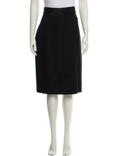 Pre-owned Prada Vintage Knee-length Skirt In Black