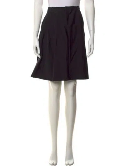 Pre-owned Prada Vintage Knee-length Skirt In Black