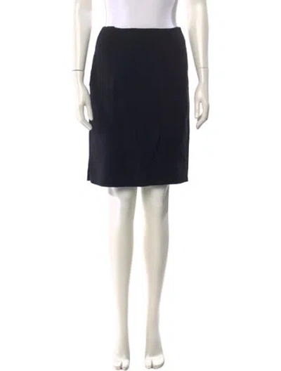 Pre-owned Prada Vintage Knee-length Skirt In Black