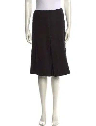 Pre-owned Prada Vintage Knee-length Skirt In Black