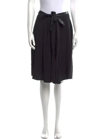 Pre-owned Prada Vintage Knee-length Skirt In Black
