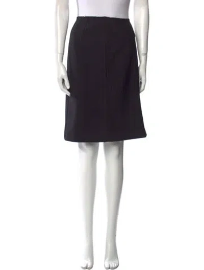 Pre-owned Prada Vintage Knee-length Skirt In Black