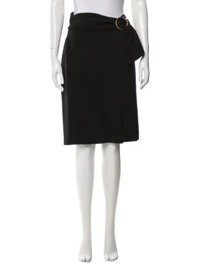 Pre-owned Prada Vintage Knee-length Skirt In Black