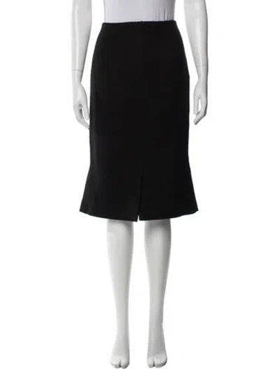 Pre-owned Prada Vintage Knee-length Skirt In Black