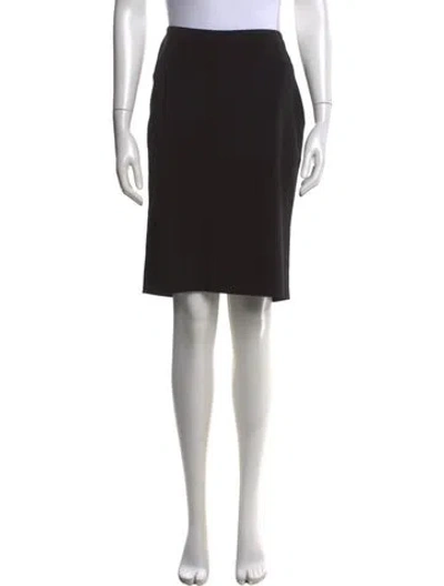 Pre-owned Prada Vintage Knee-length Skirt In Black