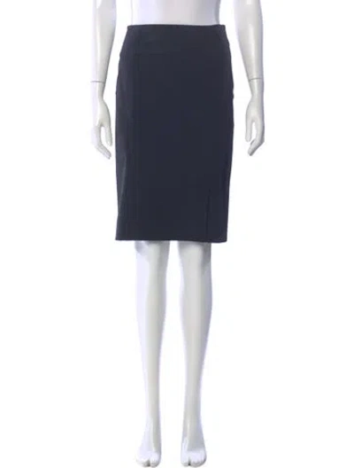 Pre-owned Prada Vintage Knee-length Skirt In Black