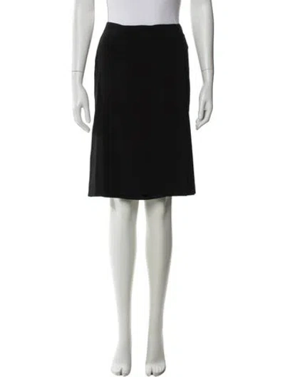 Pre-owned Prada Vintage Knee-length Skirt In Black