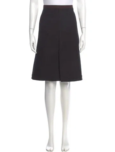 Pre-owned Prada Vintage Knee-length Skirt In Black