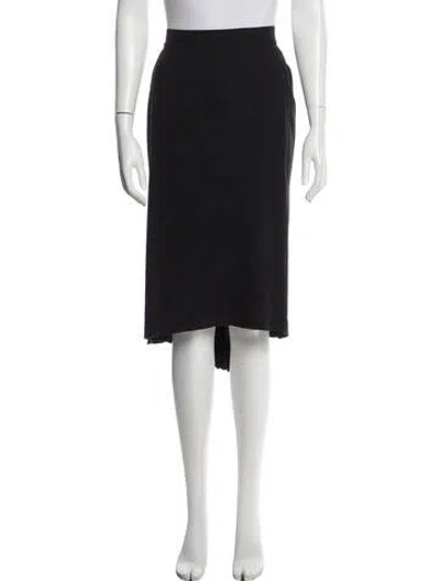 Pre-owned Prada Vintage Knee-length Skirt In Black