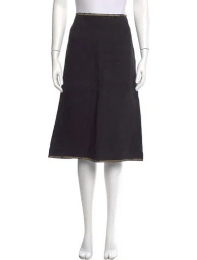 Pre-owned Prada Vintage Knee-length Skirt In Black
