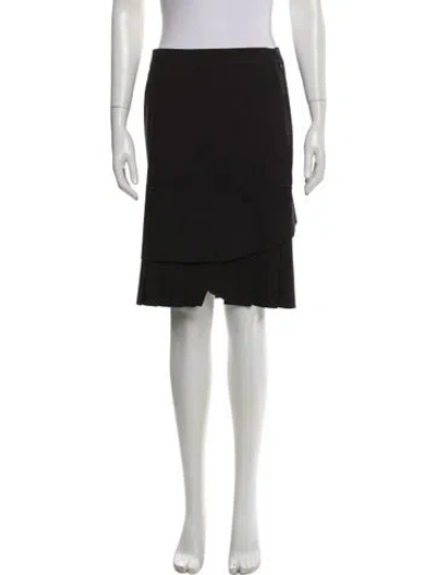 Pre-owned Prada Vintage Knee-length Skirt In Black