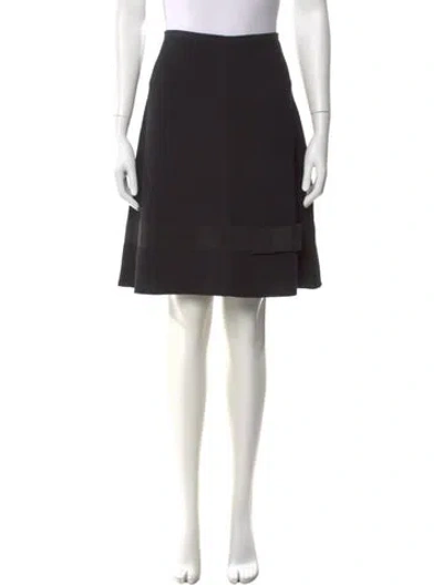 Pre-owned Prada Vintage Knee-length Skirt In Black