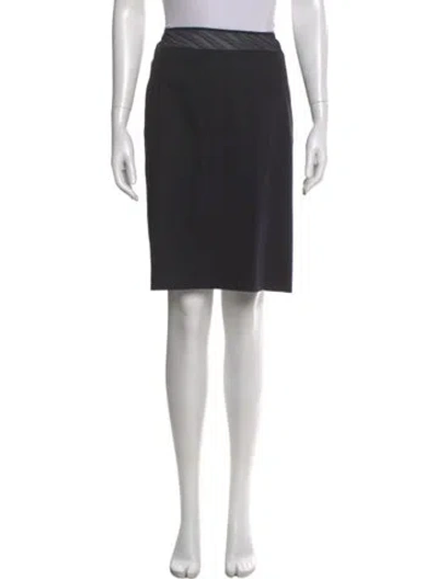 Pre-owned Prada Vintage Knee-length Skirt In Black