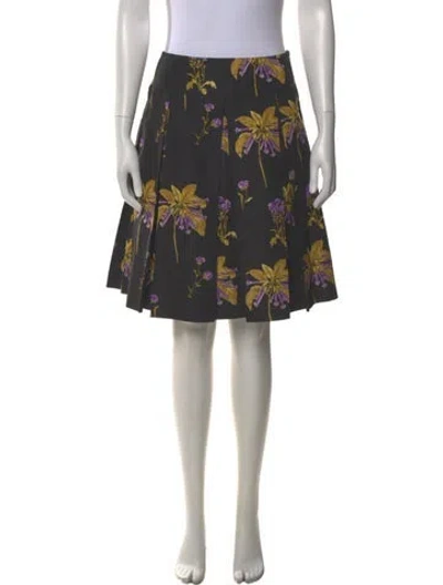 Pre-owned Prada Vintage Knee-length Skirt In Black