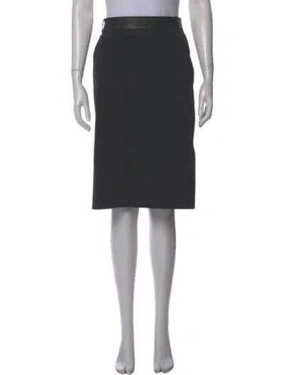 Pre-owned Prada Vintage Knee-length Skirt In Black
