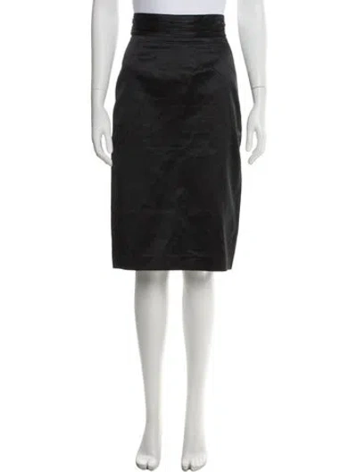 Pre-owned Prada Vintage Knee-length Skirt In Black