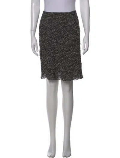 Pre-owned Prada Vintage Knee-length Skirt In Black