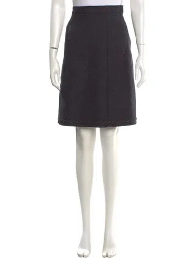 Pre-owned Prada Vintage Knee-length Skirt In Black