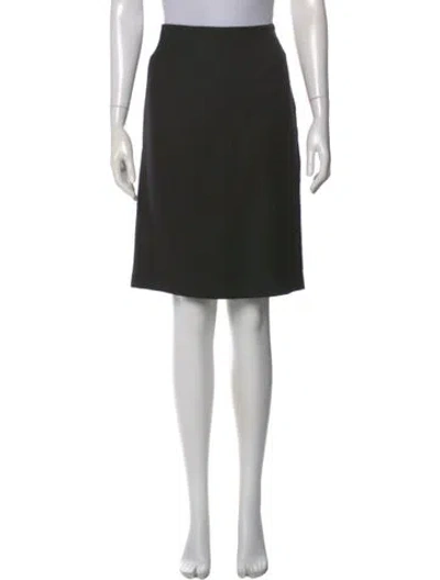 Pre-owned Prada Vintage Knee-length Skirt In Black