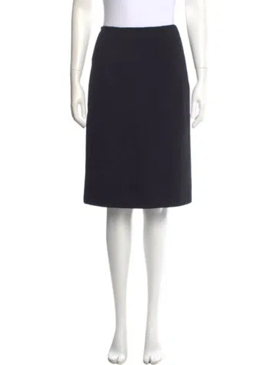 Pre-owned Prada Vintage Knee-length Skirt In Black
